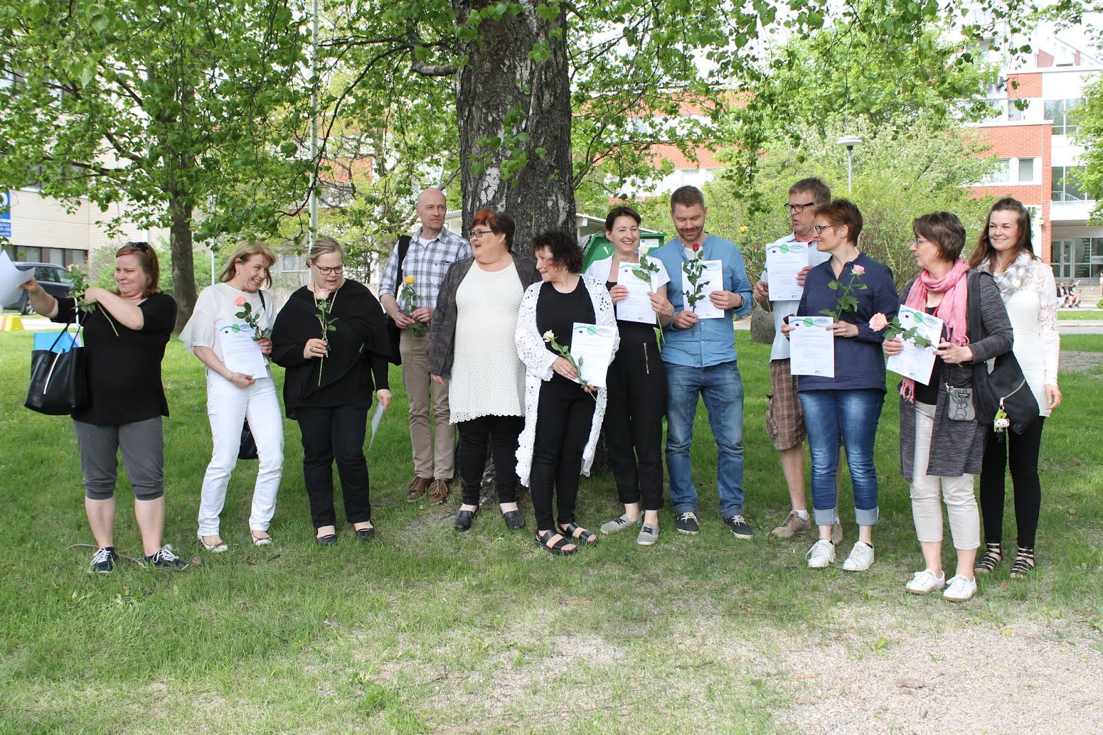 Ensimmäisestä PAIKKOasiantuntijakoulutuksesta valmistuneet